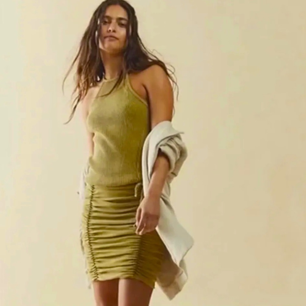 free people FP ONE Katya Thermal Mini Dress .
